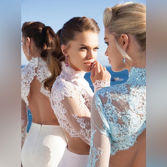 Tarik Ediz 92559 light blue size 8 - Picture 3 of 11